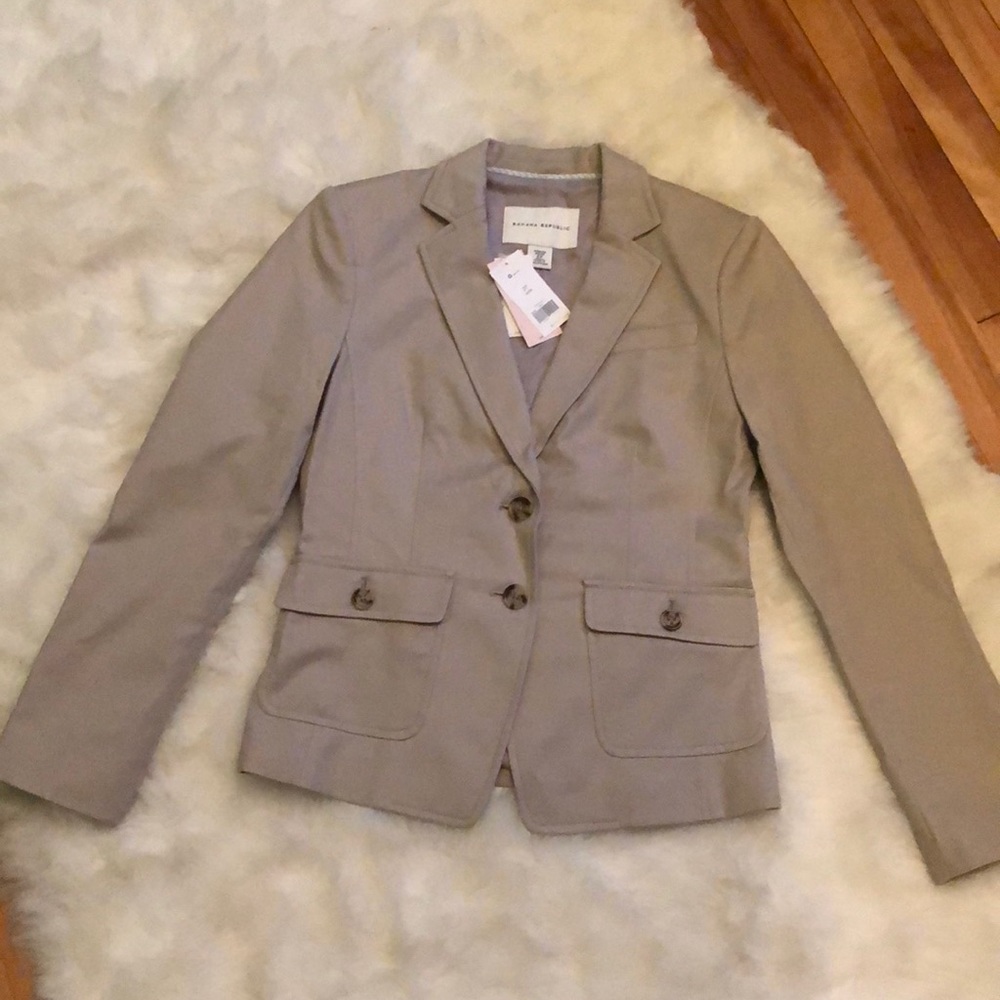 BR Tan Suit Jacket NWT